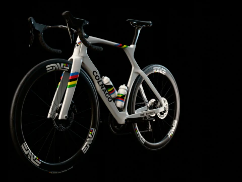 Bicicleta de carretera COLNAGO Y1Rs arco&iacute;ris edici&oacute;n Tadej Pogacar GOAT Modelo 3D