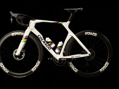 Bicicleta de carretera COLNAGO Y1Rs arco&iacute;ris edici&oacute;n Tadej Pogacar GOAT Modelo 3D