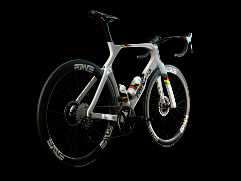 COLNAGO Y1Rs roadbike rainbow Tadej Pogacar edition GOAT 3D Модель