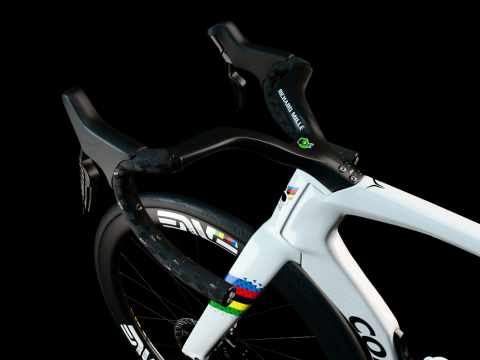 COLNAGO Y1Rs roadbike rainbow Tadej Pogacar edition GOAT 3D Модель