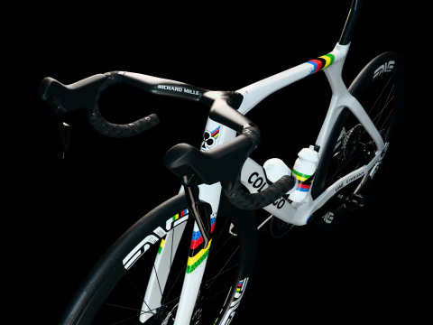 Bicicleta de carretera COLNAGO Y1Rs arco&iacute;ris edici&oacute;n Tadej Pogacar GOAT Modelo 3D