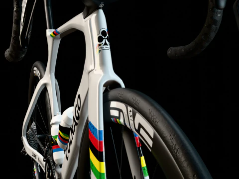 Bicicleta de carretera COLNAGO Y1Rs arco&iacute;ris edici&oacute;n Tadej Pogacar GOAT Modelo 3D