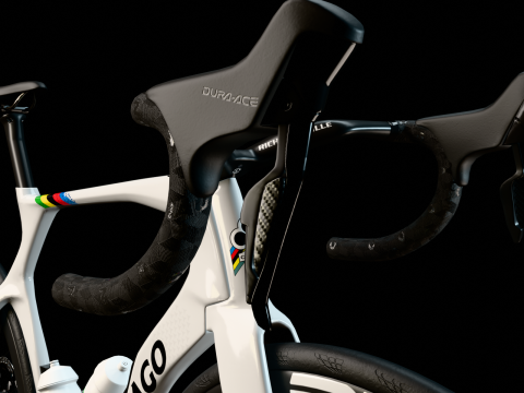COLNAGO Y1Rs roadbike rainbow Tadej Pogacar edition GOAT 3D Модель