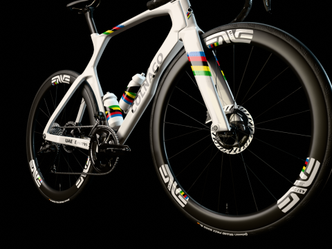 COLNAGO Y1Rs roadbike rainbow Tadej Pogacar edition GOAT 3D Модель