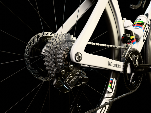 COLNAGO Y1Rs roadbike rainbow Tadej Pogacar edition GOAT 3D Модель
