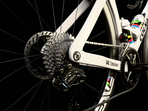 Bicicleta de carretera COLNAGO Y1Rs arco&iacute;ris edici&oacute;n Tadej Pogacar GOAT Modelo 3D