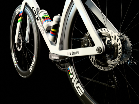 COLNAGO Y1Rs roadbike rainbow Tadej Pogacar edition GOAT 3D Модель