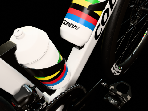 COLNAGO Y1Rs roadbike rainbow Tadej Pogacar edition GOAT 3D Модель