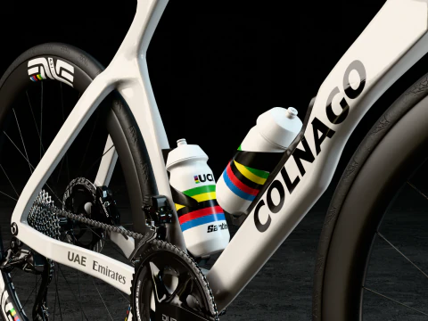 Bicicleta de carretera COLNAGO Y1Rs arco&iacute;ris edici&oacute;n Tadej Pogacar GOAT Modelo 3D