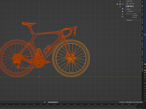 COLNAGO Y1Rs roadbike rainbow Tadej Pogacar edition GOAT 3D Модель