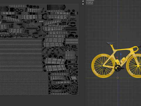 Bicicleta de carretera COLNAGO Y1Rs arco&iacute;ris edici&oacute;n Tadej Pogacar GOAT Modelo 3D