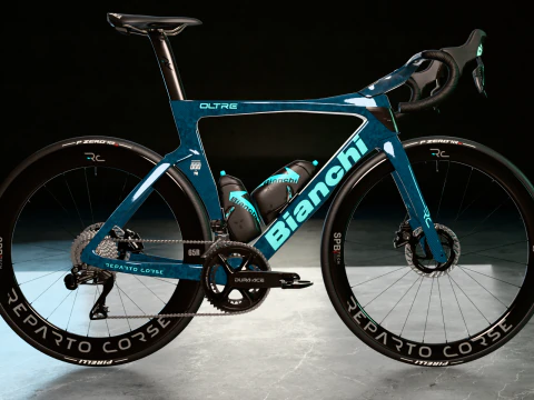 Bianchi Oltre RC with 140th anniversary livery roadbike 3D Model