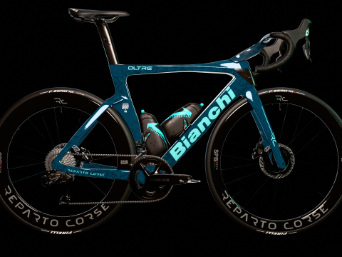 Bianchi Oltre RC with 140th anniversary livery roadbike 3D Model