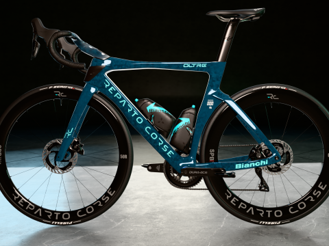 Bianchi Oltre RC with 140th anniversary livery roadbike 3D Model