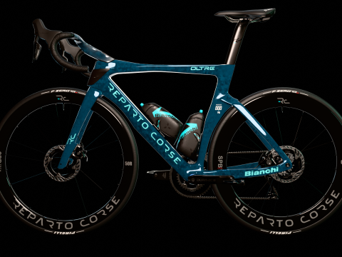 Bianchi Oltre RC with 140th anniversary livery roadbike 3D Model