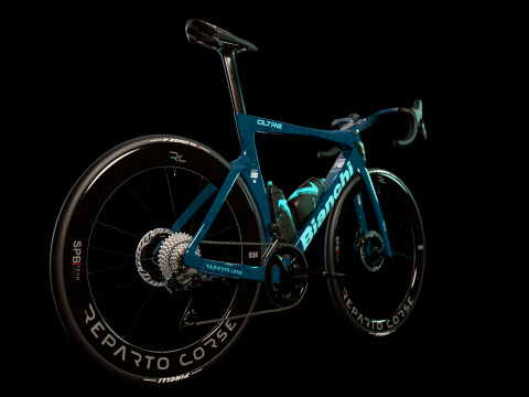 Bianchi Oltre RC with 140th anniversary livery roadbike 3D Model