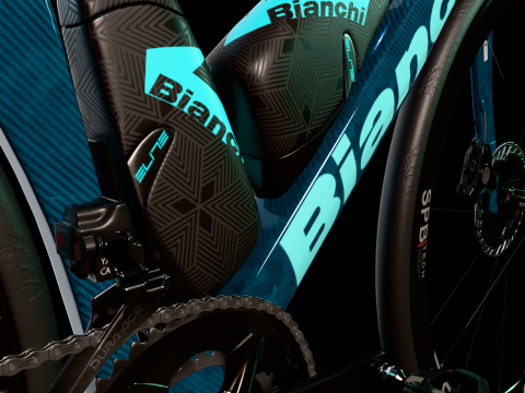 Bianchi Oltre RC with 140th anniversary livery roadbike 3D Model