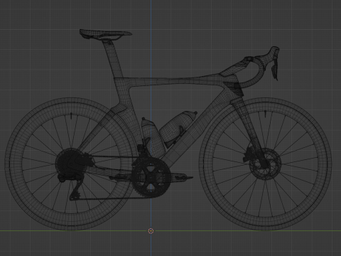 Bianchi Oltre RC with 140th anniversary livery roadbike 3D Model