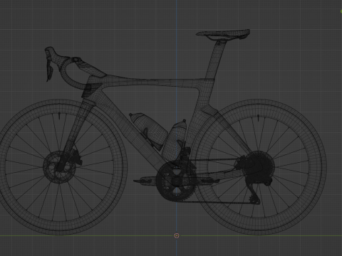 Bianchi Oltre RC with 140th anniversary livery roadbike 3D Model