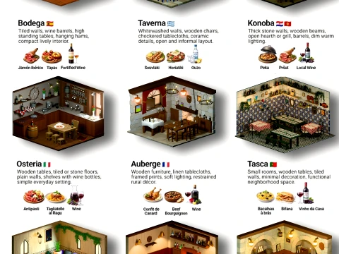 Mediterranean Eateries Modello 3D