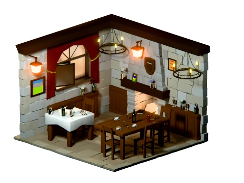 Mediterranean Eateries 3D Model