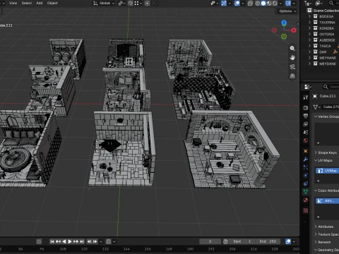 Mediterranean Eateries 3D Model