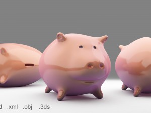 piggy bank 3d pro 3D Print Model