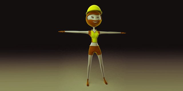 girl wife man men toy 3D Model .c4d .max .obj .3ds .fbx .stl .blend 