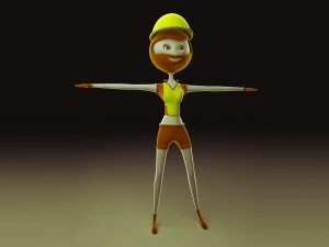 girl wife man men toy Model 3D