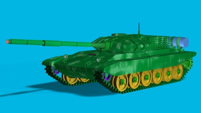 tank 3D Model .c4d .max .obj .3ds .fbx .stl .blend 