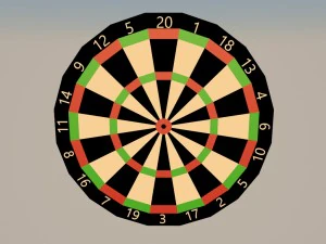 rzutki, low-poly Model 3D