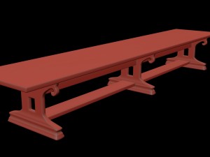 table wood Modèle 3D