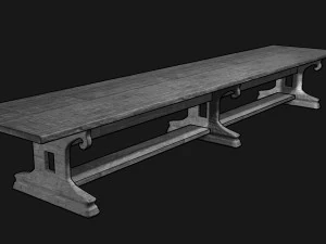 table wood 3D Model