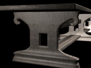 table wood Modèle 3D