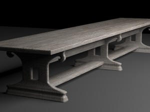 table wood Modèle 3D