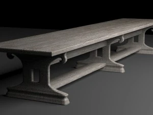 table wood 3D Model
