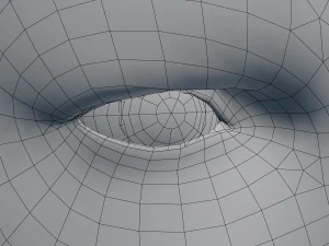 male head rigged model 3D Model