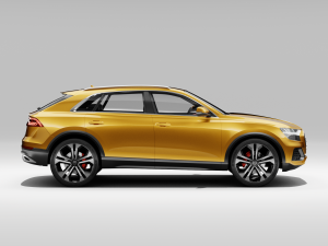 audi q8 2019 detailed interior 3D Model