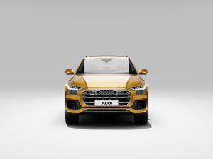 audi q8 2019 detailed interior 3D Model