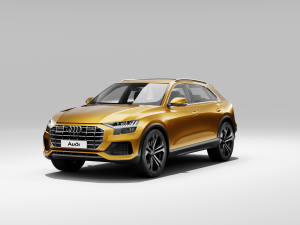 audi q8 2019 detailed interior 3D Model