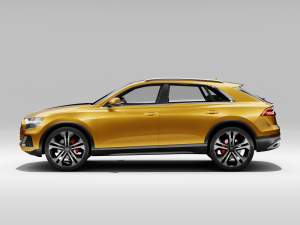 audi q8 2019 detailed interior 3D Model