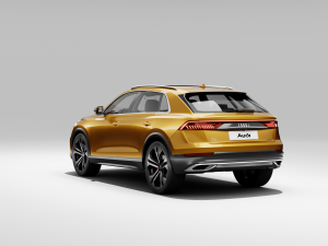 audi q8 2019 detailed interior 3D Model