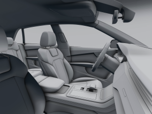 audi q8 2019 detailed interior 3D Model