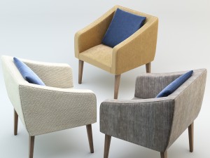 armchair classic 3D मॉडल