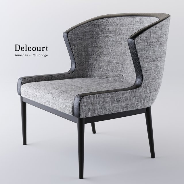 armchair lys delcourt 3Dモデル .c4d .max .obj .3ds .fbx .stl .blend 