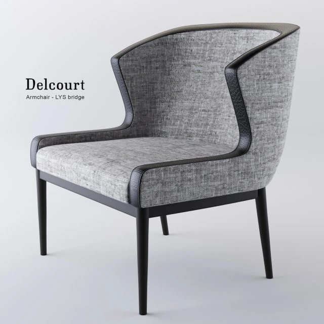 armchair lys delcourt 3D Model .c4d .max .obj .3ds .fbx .stl .blend 