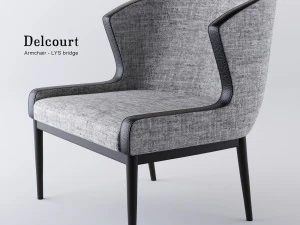fotel Lys Delcourt Model 3D