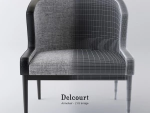 armchair lys delcourt 3D Model