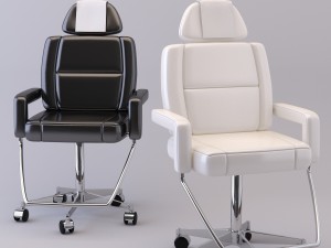 care chair or barber chair 3D Model