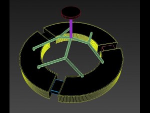 ozone light ceiling 3D Model